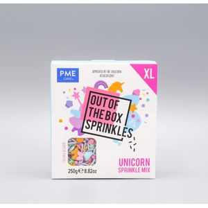 Unicorn Sprinkle Mix (Out of the Box) (250g) (PME)