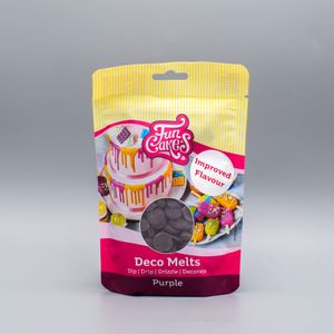 Paarse Deco Melts (250g) (FunCakes)