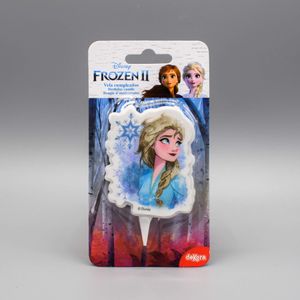 Frozen 2 Elsa Taartkaars 7,5cm (2D) (deKora)
