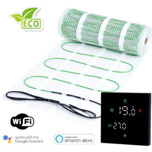 27 m² - "Eco-vriendelijke elektrische vloerverwarming set van 100 watt met Wifi-bediening voor energiezuinig comfort" - vloerverwarming matten