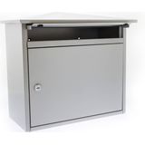 G2 Mersey wandbrievenbus staal - zilvergrijs