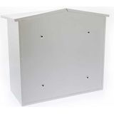 G2 Mersey wandbrievenbus staal - zilvergrijs