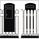 SafePost 70-5 combi vrijstaande brievenbus staal - groen
