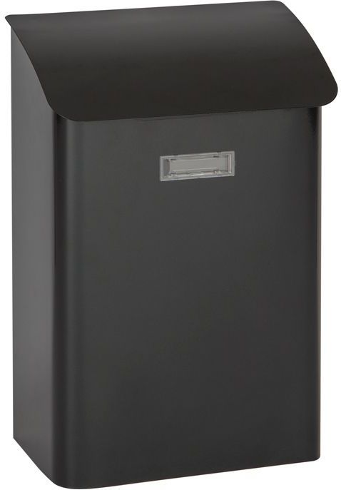 Practo Garden - Brievenbus - Leeds - Gelakt staal - Zwart - 42x27x15 cm