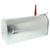 G2 - Amerikaanse Brievenbus - Zilvergrijs - Aluminium
