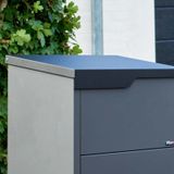 Allux - 650 - Pakketzuil - Antraciet/Zwart - Gegalvaniseerd Staal