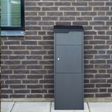 Allux - 650 - Pakketzuil - Antraciet/Zwart - Gegalvaniseerd Staal