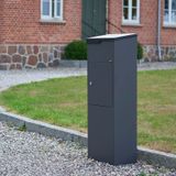 Allux - 650 - Pakketzuil - Antraciet/Zwart - Gegalvaniseerd Staal