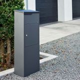 Allux - 650 - Pakketzuil - Antraciet/Zwart - Gegalvaniseerd Staal