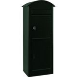 SafePost 80 brievenbus met pakketvak staal - groen