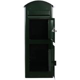 SafePost 80 brievenbus met pakketvak staal - groen