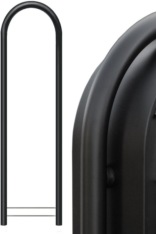 Bobi - Round Statief - Zwart - RVS