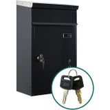 SafePost Tiamat 854 wandbrievenbus staal - antracietgrijs