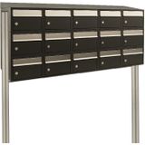 Stoer! Brickset - Brievenbussysteem - Zwart - Gegalvaniseerd