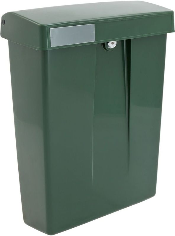 Intersteel Summus wandbrievenbus kunststof - groen RAL6009