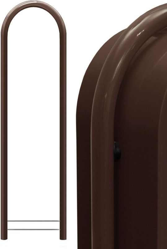 Bobi - Round - Statief - Bruin - Staal gepoedercoat