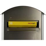 SafePost 70-5 combi vrijstaande brievenbus - RVS