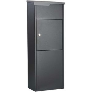 Allux 650 - Pakketzuil - Zwart/Antraciet - Staal