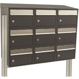 Stoer! Brickset 3-Breed - 3-Hoog Met Dak Op Statief - Antraciet - 40215065_3x3ds