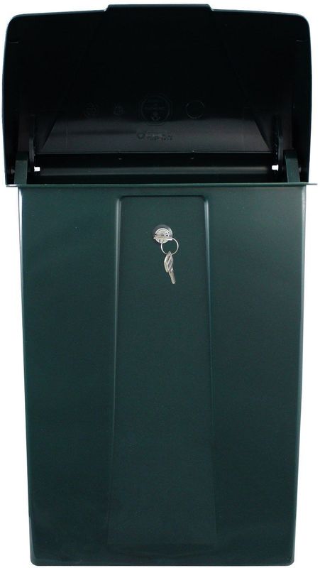 SafePost Cofa wandbrievenbus kunststof - groen