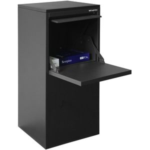 Pakketbrievenbus Frontbox DeLuxe Achteruitname-Stardust Graphitgrey