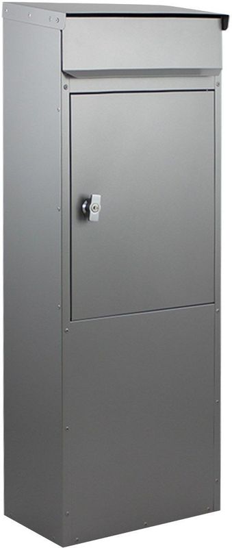 SafePost 855 vrijstaande brievenbus staal - zilvergrijs