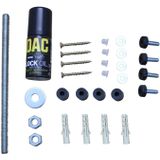 SafePost Tiamat 65 brievenbus met pakketvak staal - antraciet/zilvergrijs