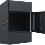 SafePost 119 wandbrievenbus staal - antracietgrijs
