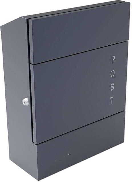 SafePost 119 wandbrievenbus staal - antracietgrijs