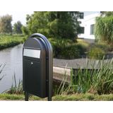 Brievenbus - Zwart - Staal