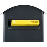 SafePost 80 brievenbus met pakketvak staal - antracietgrijs
