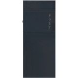 SafePost 229 brievenbus vrijstaand staal - antracietgrijs