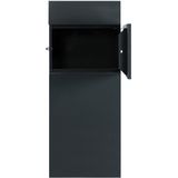 SafePost 229 brievenbus vrijstaand staal - antracietgrijs