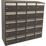 Stoer! - Brickset - Brievenbussysteem - Antraciet - 20 Stuks