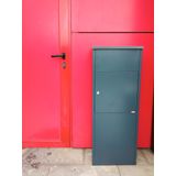 Joma Everest pakketbrievenbus vrijstaand staal - antracietgrijs RAL7016