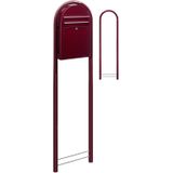 Brievenbus Bobi Classic S (slim) - bordeauxrood