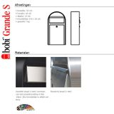 Brievenbus - Staal - Zwart