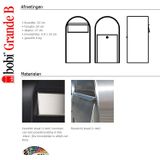 Brievenbus - Groen - Metaal - Veiligheidsontwerp