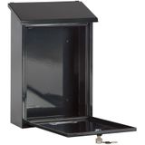 Practo Garden - Dublin - Wandbrievenbus - Zwart - Staal Gepoedercoat