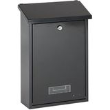 Practo Garden - Dublin - Wandbrievenbus - Zwart - Staal Gepoedercoat