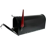 Amerikaanse brievenbus US Mailbox - aluminium zwart