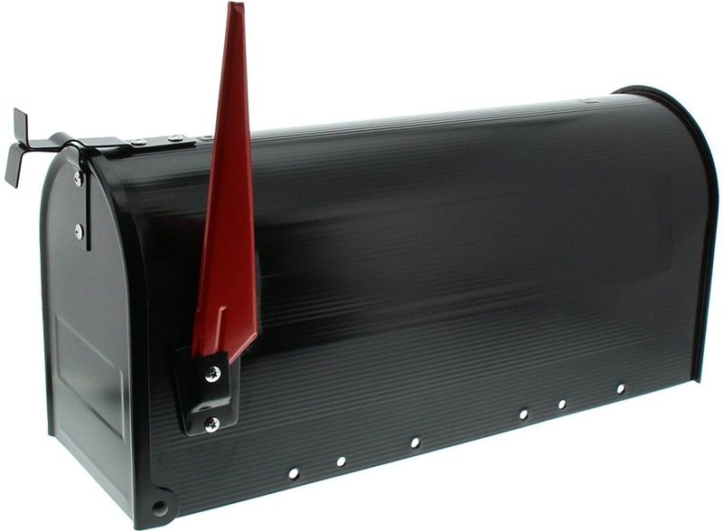 G2 Amerikaanse brievenbus US Mailbox - aluminium zwart