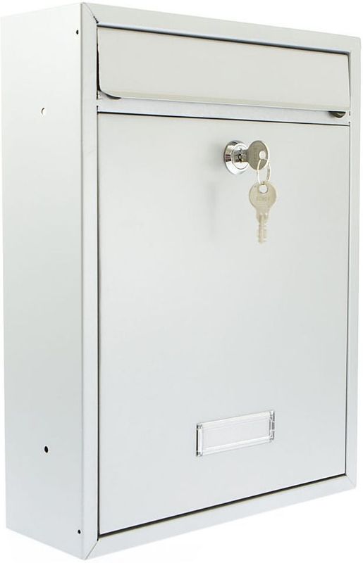 G2 Trent - Wandbrievenbus - Zilvergrijs - Staal