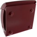 Burg-Wächter - PIANO 886 M - Brievenbus - Paars Rood - Kunststof, DIN C4, 2 Sleutels, Met Krantenvak