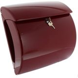 Burg-Wächter - PIANO 886 M - Brievenbus - Paars Rood - Kunststof, DIN C4, 2 Sleutels, Met Krantenvak