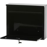 Basic - Granadan - Wandbrievenbus - Zwart - Metaal
