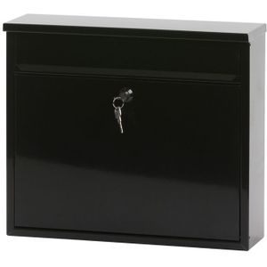 Basic - Granadan - Wandbrievenbus - Zwart - Metaal