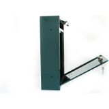 G2 Trent wandbrievenbus staal - groen