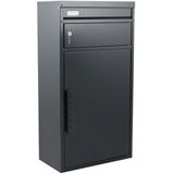 Parcelbox - Pakketbrievenbus - Brievenbus - Antraciet - Met slot