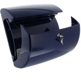 BURG-WÄCHTER - PIANO 886 - Brievenbus - Donkerblauw - Kunststof, Insteekformaat DIN C4, 2 Sleutels